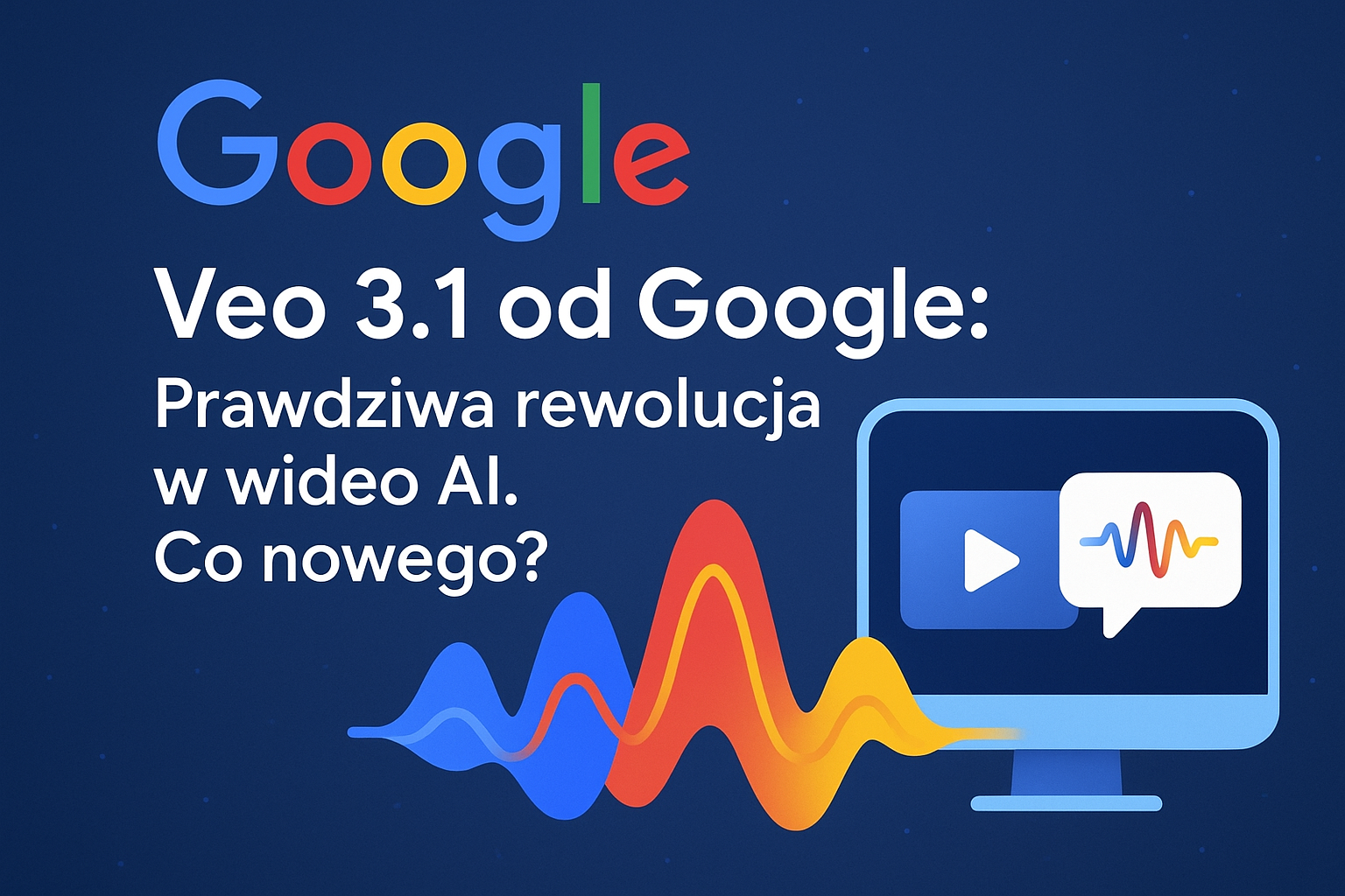 Kinowa scena wygenerowana przez model wideo AI Veo 3.1, pokazująca jego rewolucyjne możliwości.